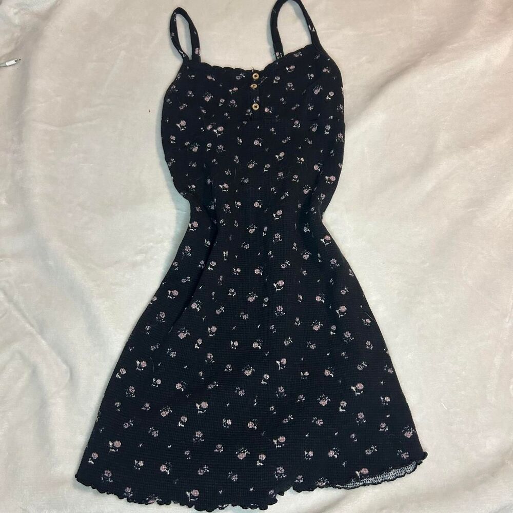 Women's Black and Navy Dress